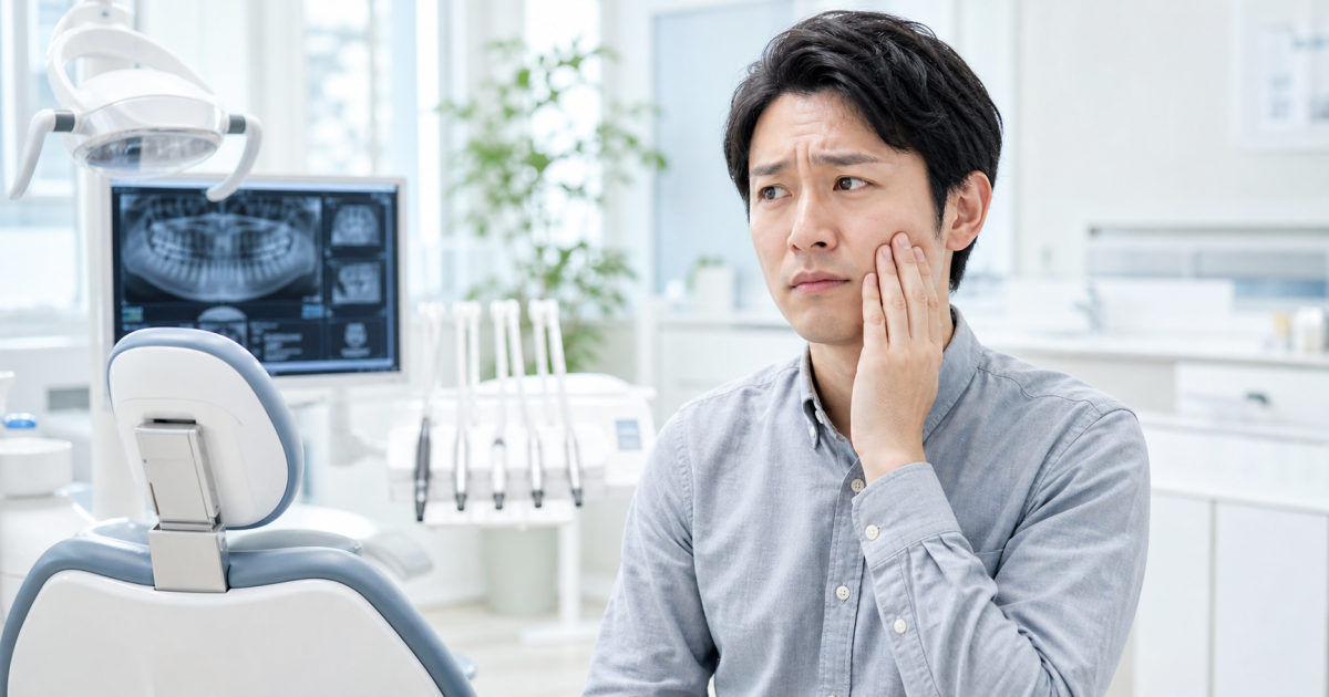 噛むと痛い原因は？すぐできる応急処置と歯医者へ行くべきサイン