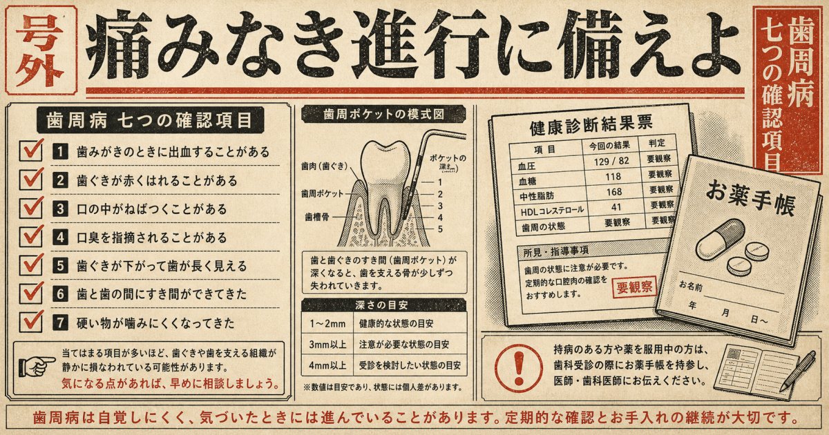 糖尿病だけではない！歯周病が関与する多様な全身疾患リスク
