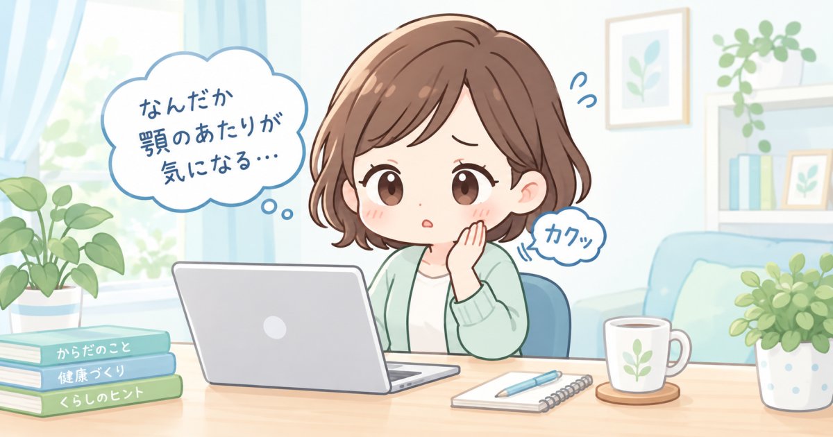 顎がカクッと鳴る・開けにくい原因は歯並び?セルフチェック